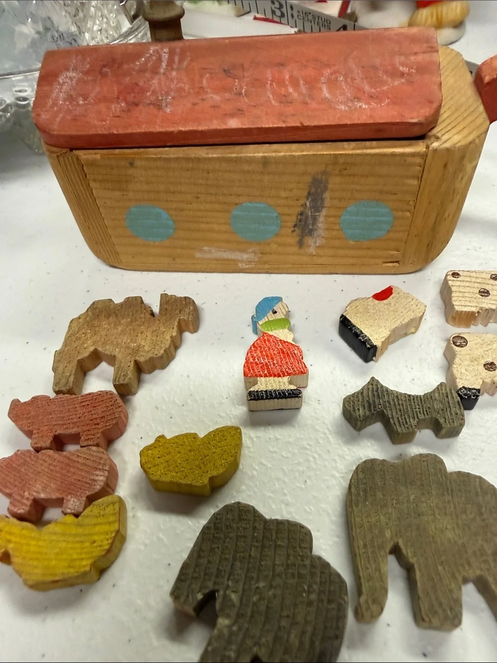 Wooden Noah’s Ark and Figure Play Set